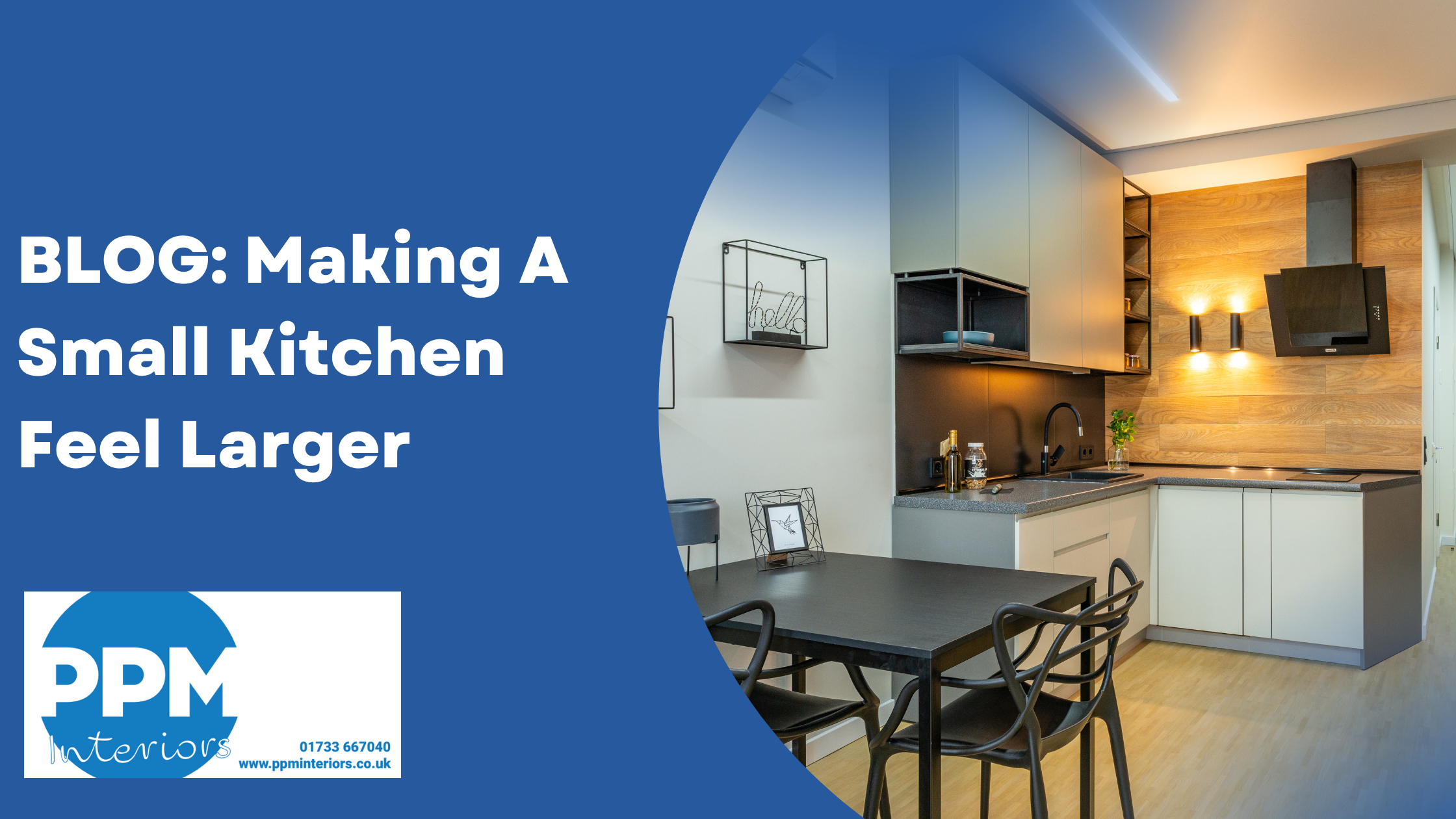 making a small kitchen feel larger
